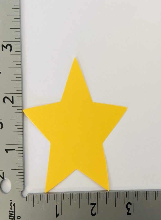 SHAPES ETC. 31 Pcs Star Small Single Color Cut-Outs 3in, Construction Paper Shapes, Bulletin Board Decorations, DIY Crafts, Space Themes, Celebrations, Wall Cut-Outs, Made in USA - Image 2