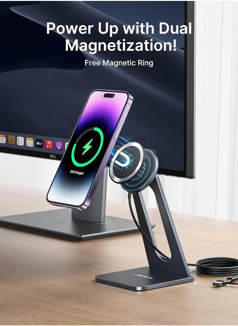 MagSafe Magnetic Wireless Charger Stand Compatible with iPhone 15/14/13/12