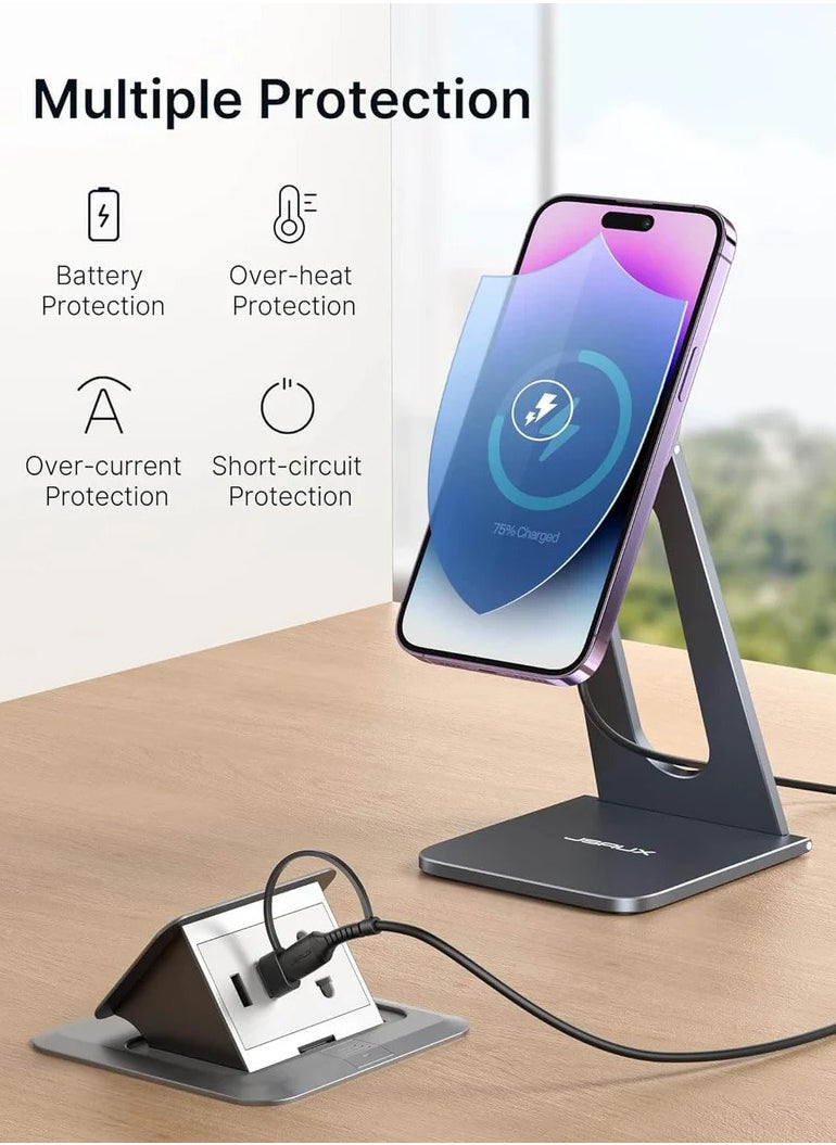 MagSafe Magnetic Wireless Charger Stand Compatible with iPhone 15/14/13/12