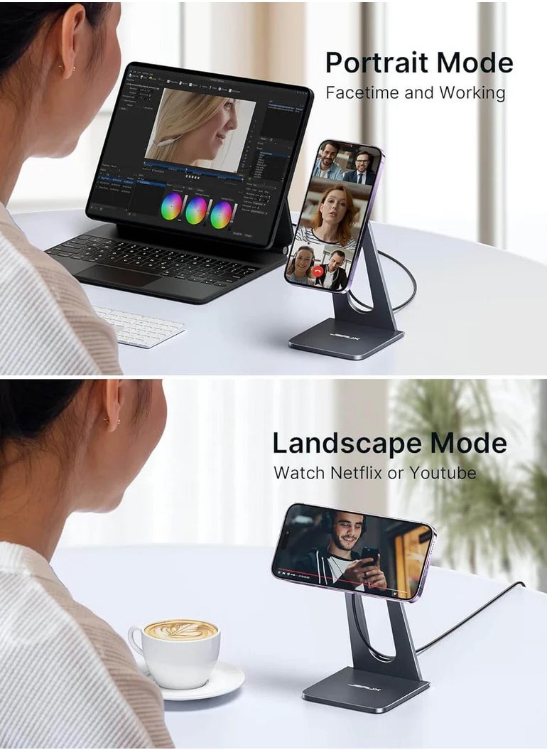 MagSafe Magnetic Wireless Charger Stand Compatible with iPhone 15/14/13/12