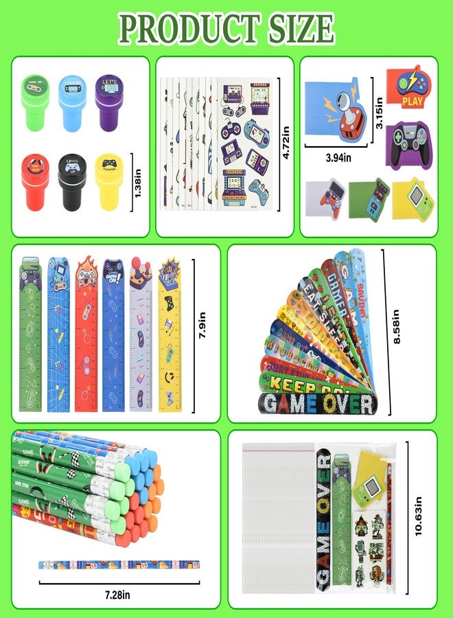 Ulema 168Pcs Gifts Birthday Supplies Team Rewards Video game Pencils Pinata Goody Stuffer Teen Classroom games Rewards Office Supplies - Image 3