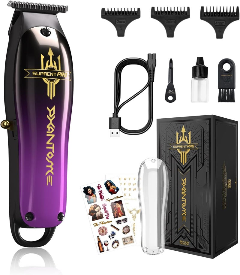 SUPRENT Beard Trimmer Men Professional Cordless Hair Trimmer TBladeds Outliner Grooming Kit for Barbers Haircut 180 Mins Work Time 6000RPM Shaver Gift for Mens