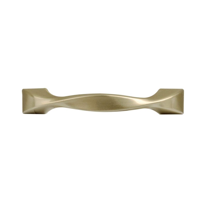 Hickory Hardware 1 Pack Solid Core Kitchen Cabinet Pulls, Luxury Cabinet Handles, Hardware for Doors & Dresser Drawers, 12 Inch Hole Center, Elusive Golden Nickel, Twist Collection - Image 2