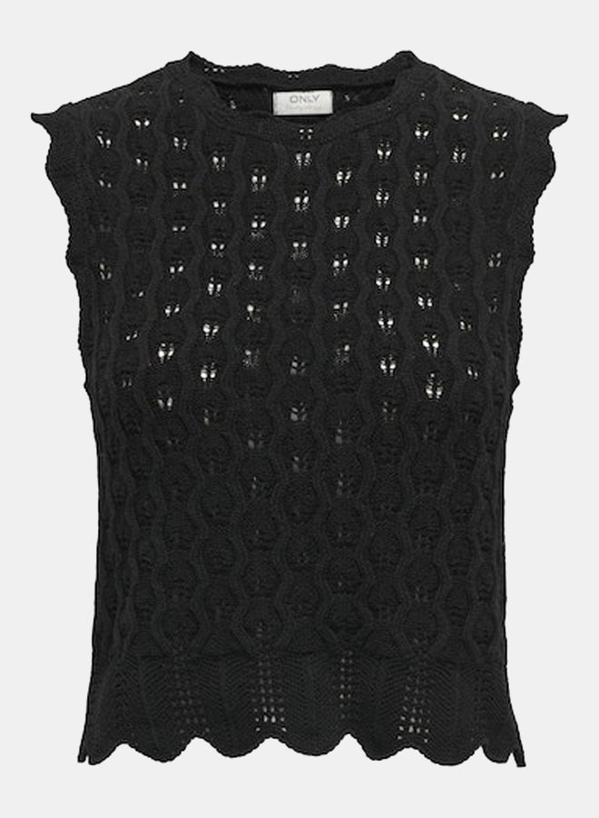 ONLY ONLY Womens Luna Life O-Neck Knitted Tank Top  - Image 3