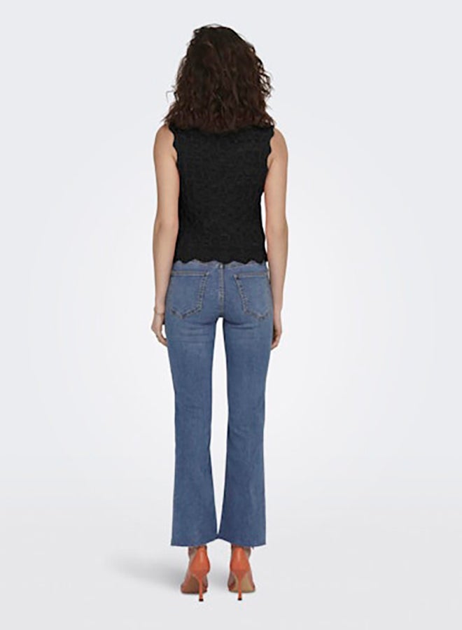 ONLY ONLY Womens Luna Life O-Neck Knitted Tank Top  - Image 2