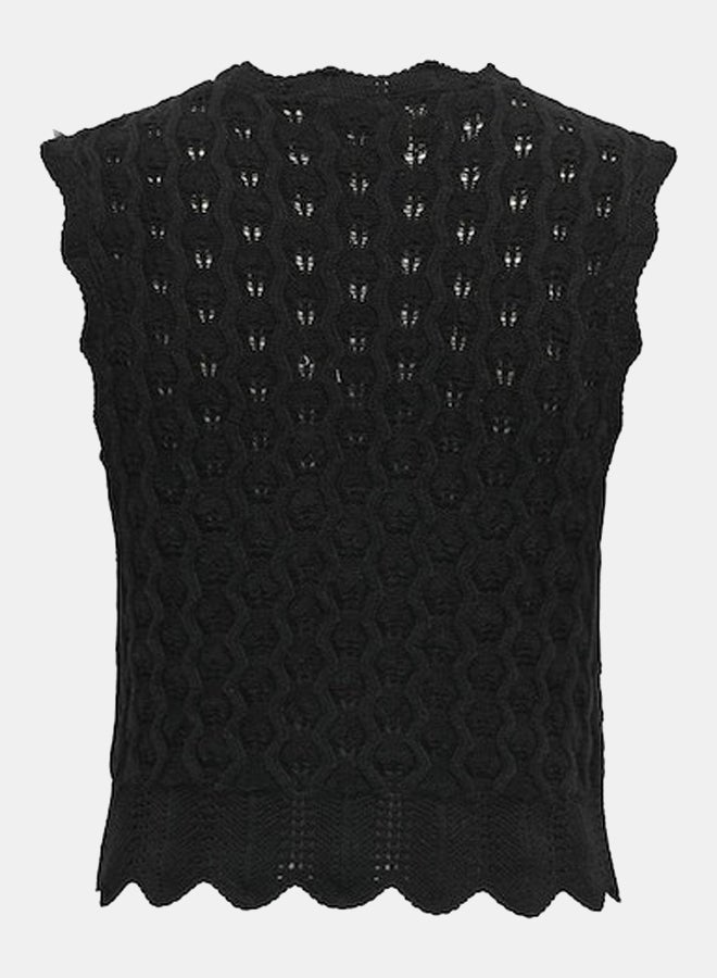 ONLY ONLY Womens Luna Life O-Neck Knitted Tank Top  - Image 4