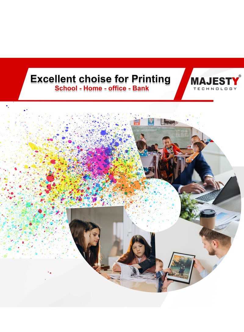 Majesty 106A W1106A Toner Cartridge Compatible with HP LaserJet 107a 107w MFP 135a 135fnw 135w 135ag 135r 135wg 137fnw 137fwg Printer Black for Home Office Daily Use - Image 5