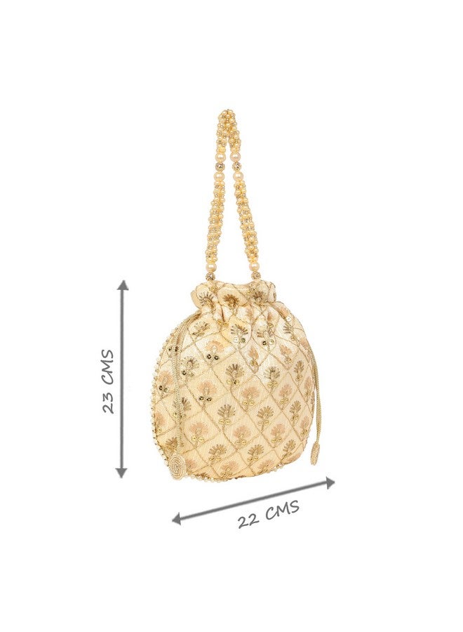 Lavie Women's Amara Round Potli Gold Ladies Purse Handbag - Image 4
