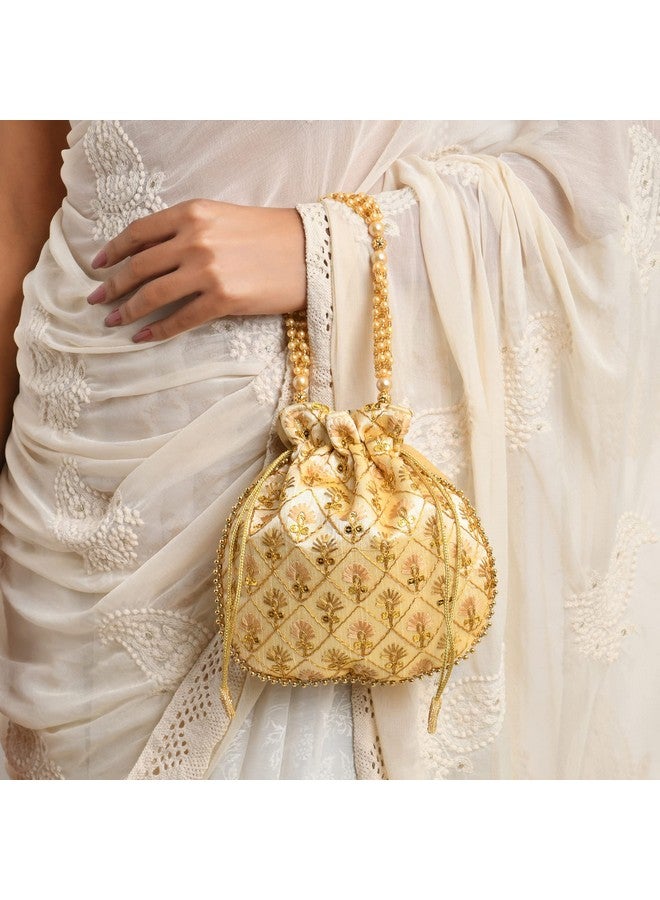 Lavie Women's Amara Round Potli Gold Ladies Purse Handbag - Image 2