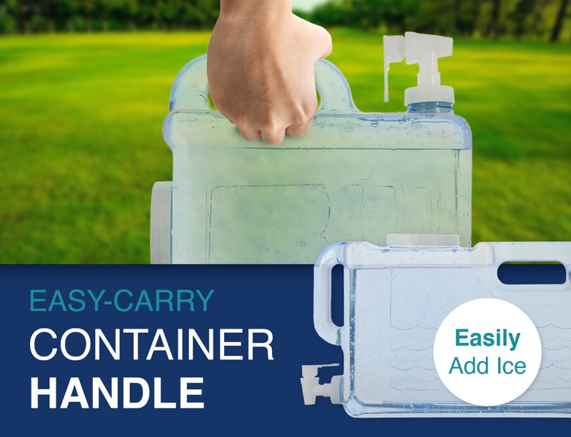 Arrow Home Products 3 Gallon Drink Dispenser for Fridge - Plastic Beverage Dispenser with Spigot for Easy Dispensing - BPA Free Plastic - Convenient Handle, Easy-Pour Spout - Image 5