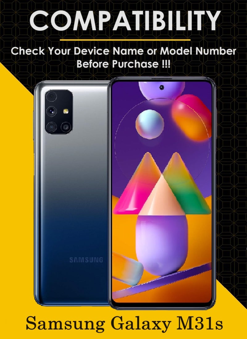 AINA 3 Pieces Tempered Glass Screen Protector 5D Designed For Samsung Galaxy M31s Full Glue Edge to Edge Full Screen Coverage And Bubble Free - Image 3