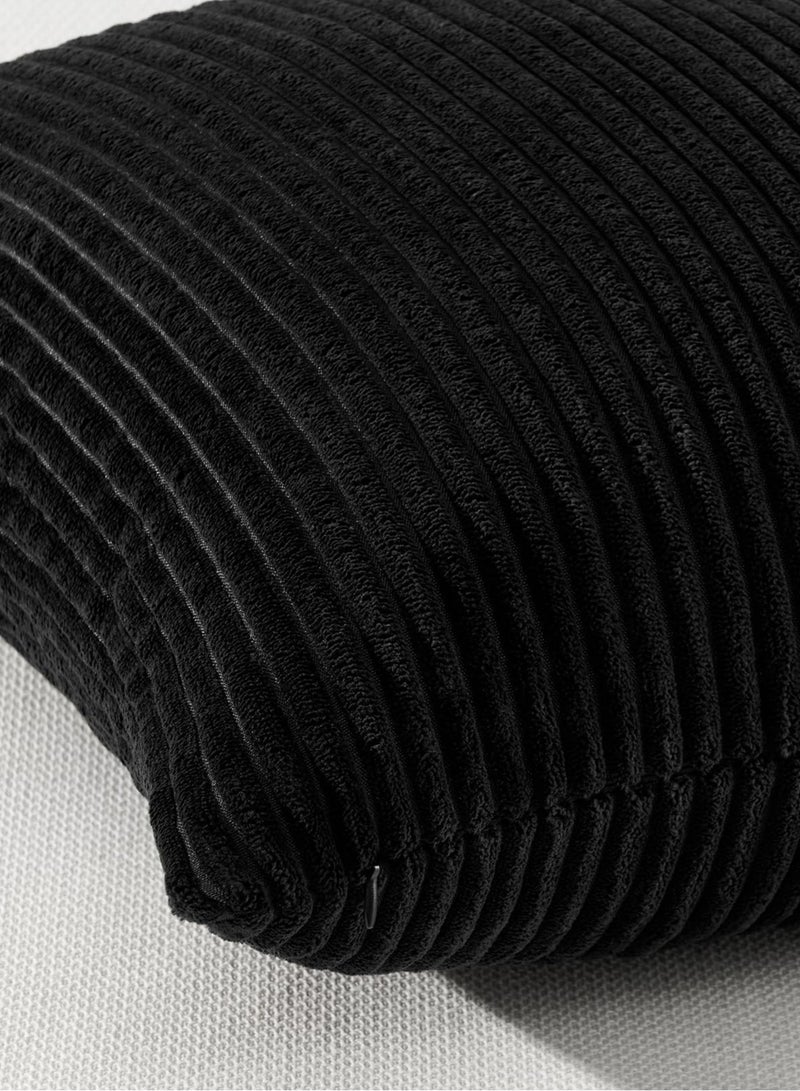 Jolley Soft Velvet Sofa Cushion Cover, Black 4PCS, Suitable for Sofa and Home Pillow Decoration, Excluding Pillow Core (45x45CM) - Image 3