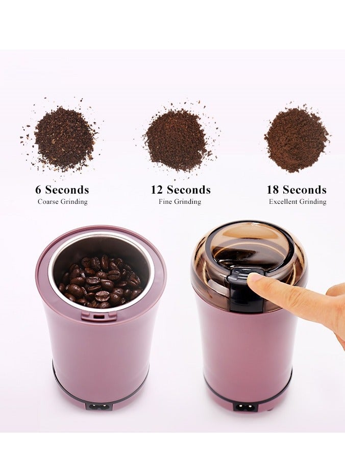 Electric Coffee Grinder for Beans/Spices 150.0W, Portable and Multifunctional Grinding  - Image 2