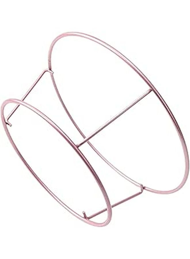 6 Inch Rose Gold Alloy Cake Cooling Rack Compact Design for Home Kitchen Baking - Image 1