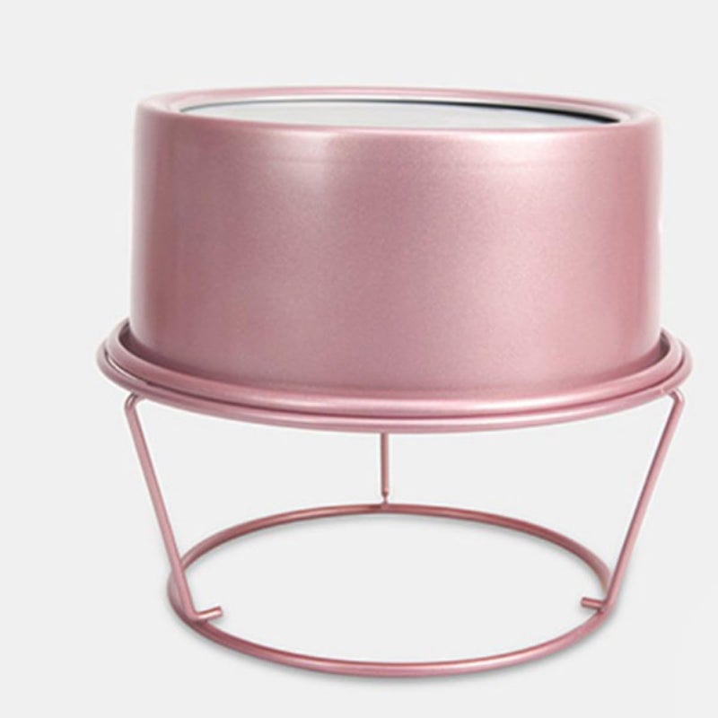 6 Inch Rose Gold Alloy Cake Cooling Rack Compact Design for Home Kitchen Baking - Image 5