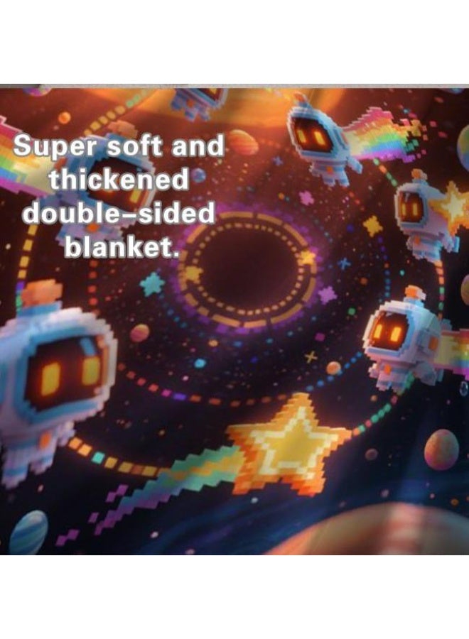 general Wisdom Fairy (latest) flannel thin blanket (warm and comfortable, suitable for sleep, game use, dust and sandproof) 150cm*200cm - 46 - Image 5