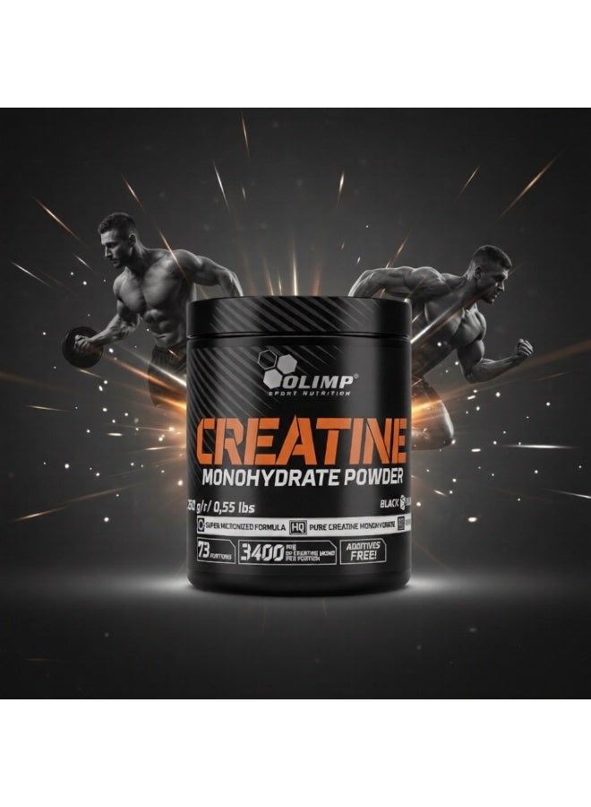 Olimp Sport Nutrition Creatine Monohydrate Powder 250g – 3400mg Per Serving – 73 Portions Super Micronized Additives Free Supplement - Image 2