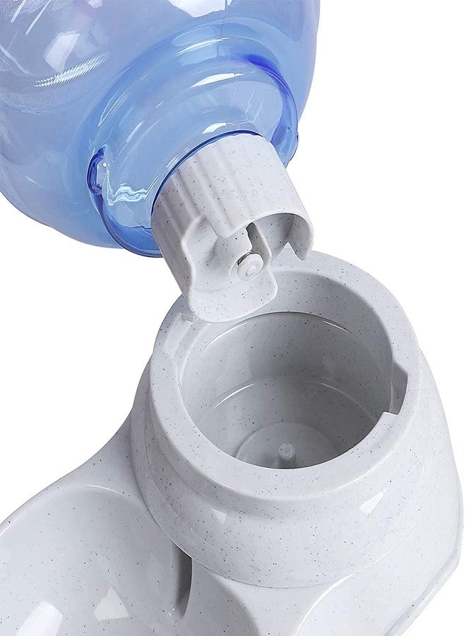 AMULAKH Plastic Cheap Drinking Plastic pet Dog Water Bottle Pet Water Self-Dispenser Animal Automatic Gravity Water Drinking Fountain Bottle Bowl Dish Stand Press Feeding Pet Supplies(3.5L) - Image 5