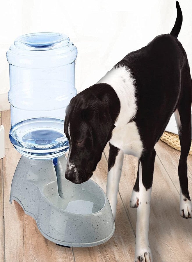 AMULAKH Plastic Cheap Drinking Plastic pet Dog Water Bottle Pet Water Self-Dispenser Animal Automatic Gravity Water Drinking Fountain Bottle Bowl Dish Stand Press Feeding Pet Supplies(3.5L) - Image 2
