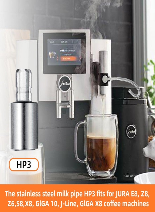 أنبوب حليب HP3 لماكينة قهوة JURA، مبرد حاوية الحليب، أنبوب من الفولاذ المقاوم للصدأ HP3 لماكينات JURA E8 S8 Z8 GIGA 10 Z6 X8 J-Line GIGA X8 - Image 5