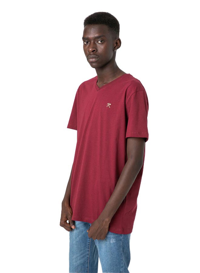 Marco Bergamo VNeck T-Shirt With Logo  - Image 2
