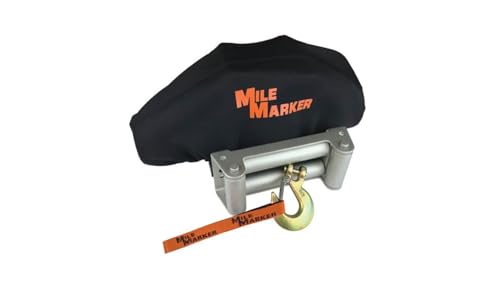 Mile Marker 8506 Full Size Neoprene Winch Cover - All Weather Protection, Resistant to Tears and Rips, Specifically Shaped to Your Exact Winch - Image 1
