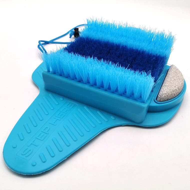 Mars Wellness Bath Scrubber and Foot Exfoliator  Feet Scrubber Dead Skin Remover  Shower Exfoliating with Foot Pumice Stone