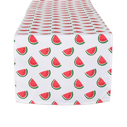 DII Watermelon Outdoor Tabletop Collection, Stain Resistant & Waterproof, Table Runner, 14x72 - Image 1