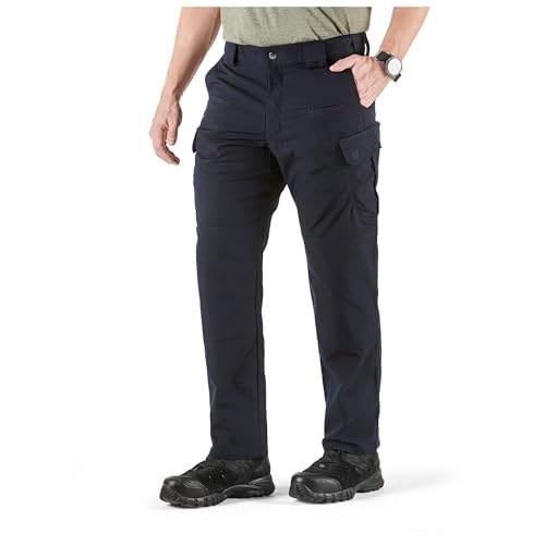 5.11 Tactical Pants for Men, Stryke Pant, Professional Cargo Pockets, Regular Fit for Work, Military & Law Enforcement, Dark Navy, 32W x 30L, Style 74369ABR - Image 2