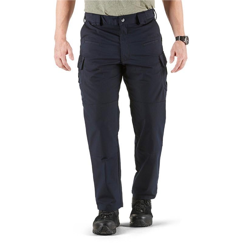 5.11 Tactical Pants for Men, Stryke Pant, Professional Cargo Pockets, Regular Fit for Work, Military & Law Enforcement, Dark Navy, 32W x 30L, Style 74369ABR - Image 4