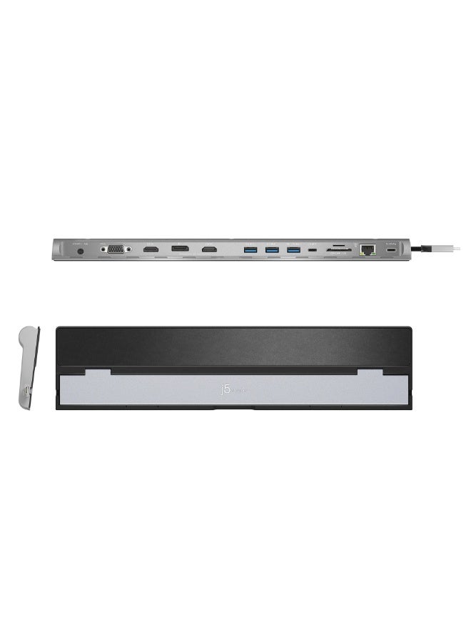 j5create J5-JCD543 USB-C™ Triple Display Docking Station - Image 2