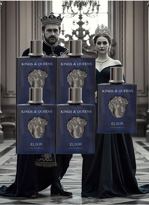 5 Pieces Kings And Queens Elixir Perfume For Unisex 100ml EDP