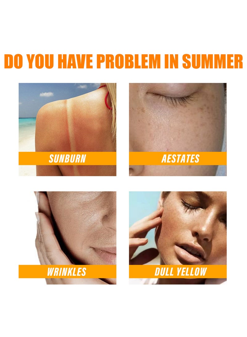 إيلهو كريم واقي شمس للوجه مرطب وغير لاصق مرطب للوجه مضاد للأكسدة يقلل من تلف الجلد - Image 5