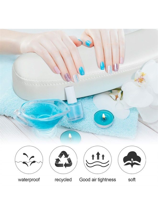 TOROKOM Nail Arm Rest Cushion Pillow, TOROKOM Nail Arm Rest Pillow Pad For Manicure Hand Arm Cushion for Nails Table Desk Station Detachable Washable for Nails Art Salon Home Use(White) - Image 5