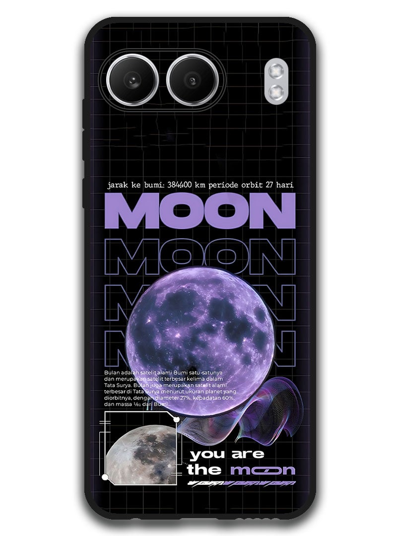 Theodor Protective Case Anti Scratch Shock Proof Bumper Cover For OnePlus Nord 4 you are the moon - Image 1