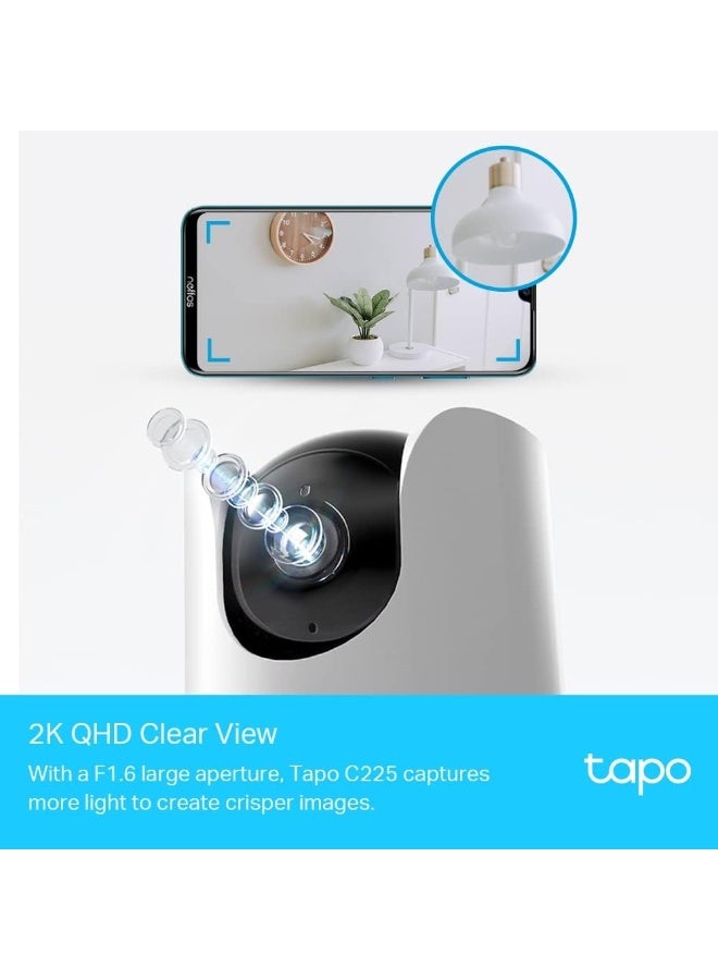 Tapo Pan/Tilt Smart Security Camera, Indoor CCTV, Smart AI Detection And Notification, Starlight Sensor, 2K QHD, Night Vision Works With Alexa And Google Home, 512GB SD Storage - Image 2