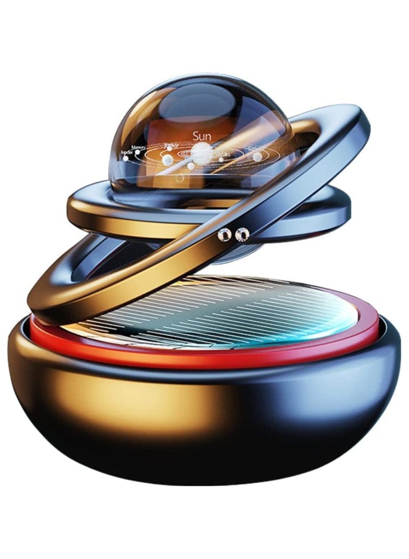 Galaxy Interstellar Ball Car Air Freshener – Solar Rotating Aromatherapy Diffuser, Auto-Rotation Incense Fragrance Decor – Car Interior & Home Decoration Accessory - Image 3