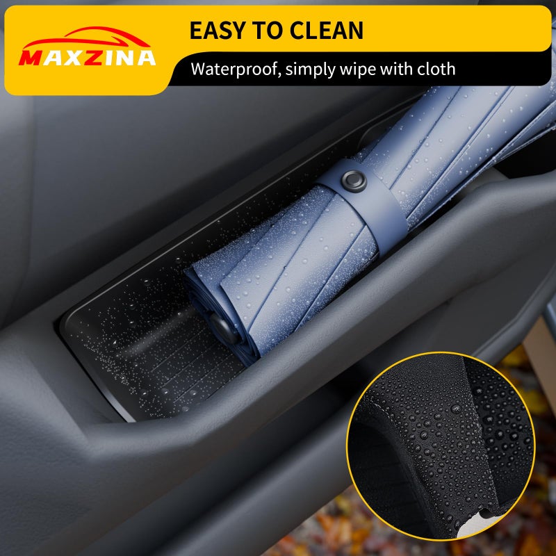Maxzina Door Side Storage Tray Compatible with 2023-2025 2026 Honda Pilot 2026 Passport 4PCS Side Door Storage Box Organizer Front & Rear Car Side Phone Pocket Silicone for 2024 Pilot Accessories - Image 5