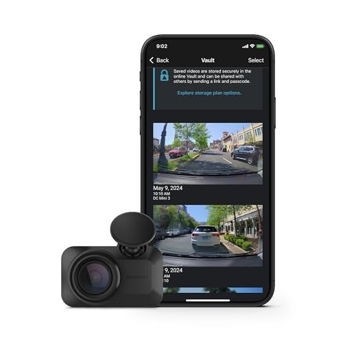 Garmin Dash Cam™ Mini 3, Ultracompact 1080p HD Dash Cam with a 140-degree Field of View, Built in Clarity™ Polarizer, Voice Controlled, Automatic Recording - Image 1
