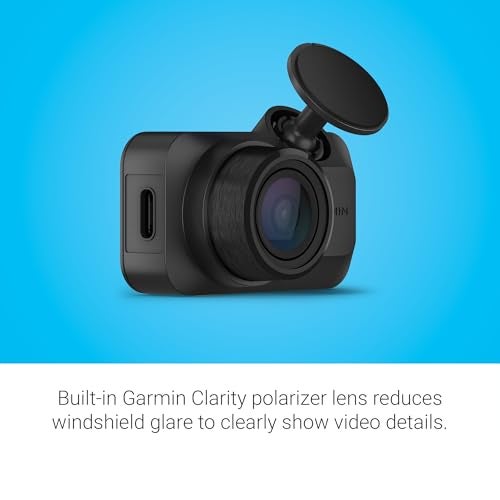 Garmin Dash Cam™ Mini 3, Ultracompact 1080p HD Dash Cam with a 140-degree Field of View, Built in Clarity™ Polarizer, Voice Controlled, Automatic Recording - Image 4