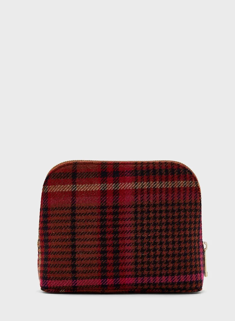 TOMMY HILFIGER Houndstooth Check Washbag