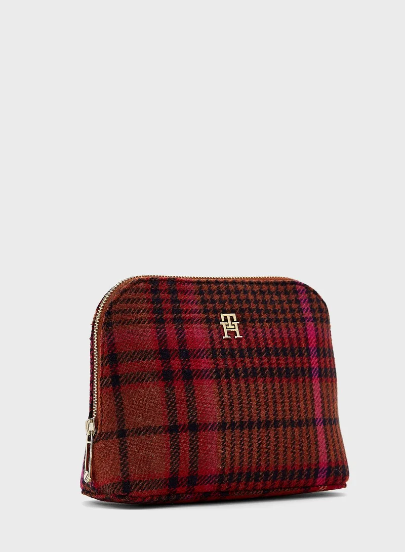 TOMMY HILFIGER Houndstooth Check Washbag