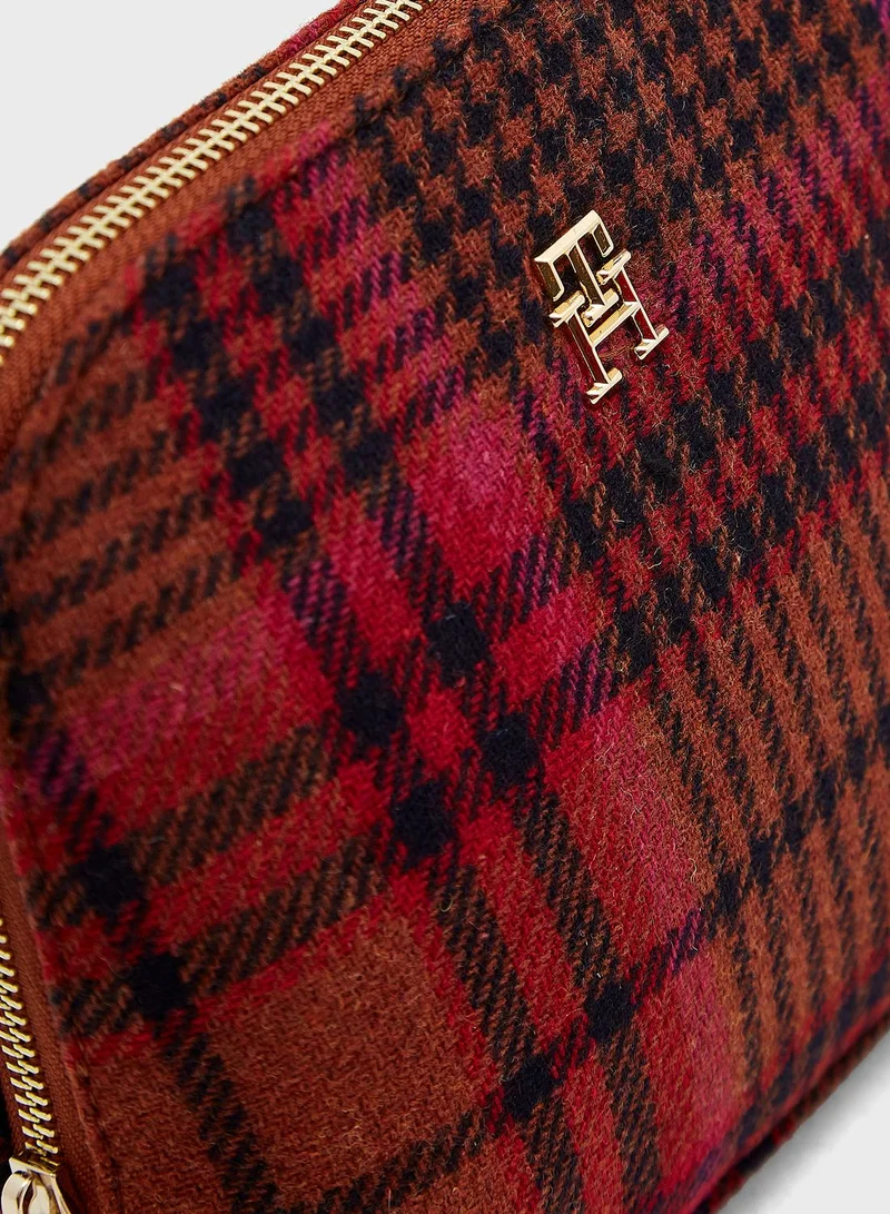 TOMMY HILFIGER Houndstooth Check Washbag