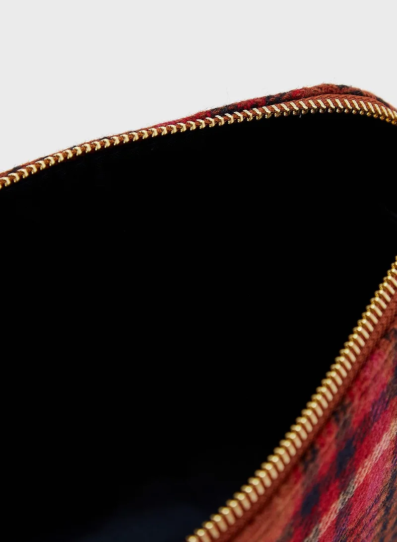 TOMMY HILFIGER Houndstooth Check Washbag