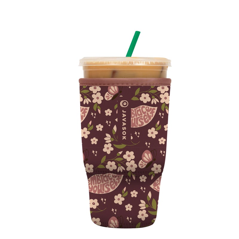 Sok It Java Sok Iced Coffee & Cold Soda Insulated Neoprene Cup Sleeve (Self Love  Large: 30-32oz) - Image 1