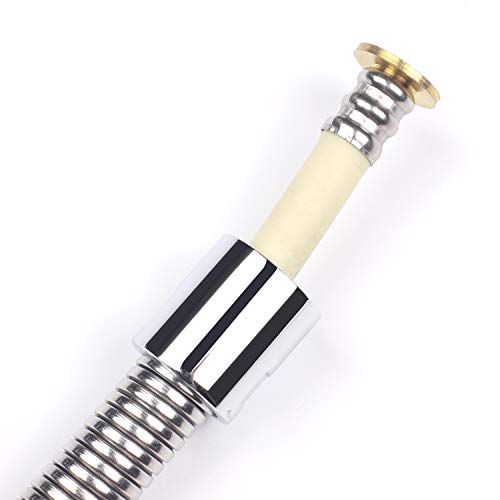 CWM Stainless Steel Hose Flexible Metal 18.5 Inch for Commercial Pre Rinse Kitchen Sink Faucets Flexible Hose Replacement (47CM 1.54ft) - Image 3