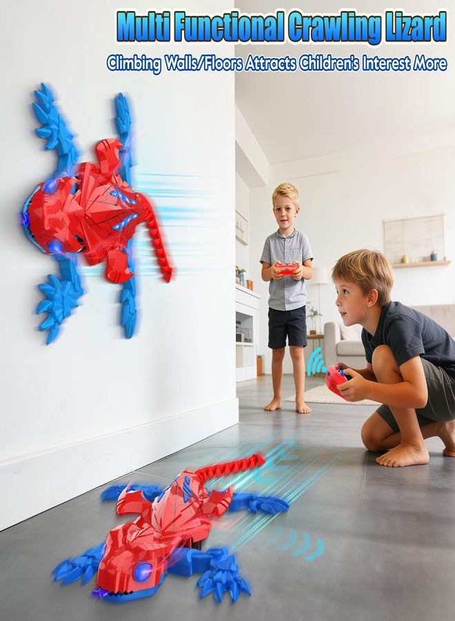 TWFRIC Wall Climbing Gecko Lizard: The Rechargeable Remote Control Car Toy - Exciting RC Crawlers for Kids Ages 6 & Up! Unlock Endless Fun! Perfect for Halloween, Christmas & Birthday Gifts! (Red) - Image 2