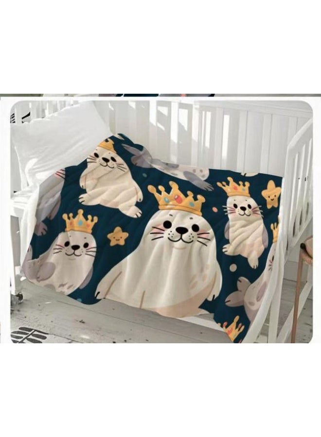 general Flannel thin blanket (warm and comfortable, suitable for sleep, gaming, dust removal and sandproof) 150cm*200cm - 194 - Image 3