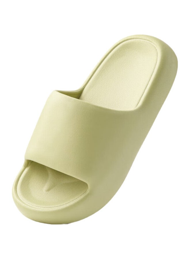 Lurad Thick-Soled Slippers For Men, Summer Bathroom Shower Home Sandals, Couples' Indoor Slippers For Women, Green, Size 36-37 - Image 1