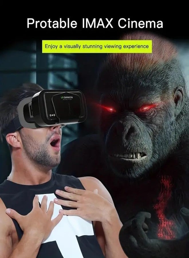 VR SHINECON VR Headset Virtual Reality VR Glasses VR Helmet for iPhone Android Smartphones - Image 4